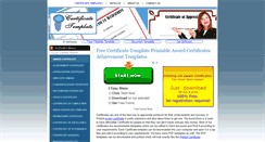 Desktop Screenshot of certificatetemplate.net