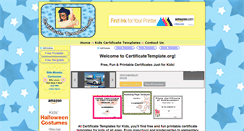 Desktop Screenshot of certificatetemplate.org